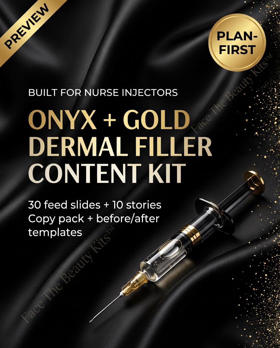 Onyx + Gold™ · Dermal Filler Content Conversion Kit